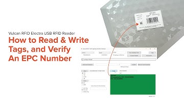 Vulcan RFID Electra USB RFID Reader | Reading & Writing Tags and Verifying the EPC Number