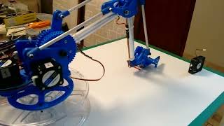 3D Printed Stepper Motor Robot Arm Test