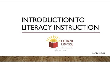 Module 3 Intro to Literacy Instruction