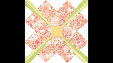 Arrayed In Glory - "Paper Peony" Quilt Block (SS2020 Month 8 Sept)