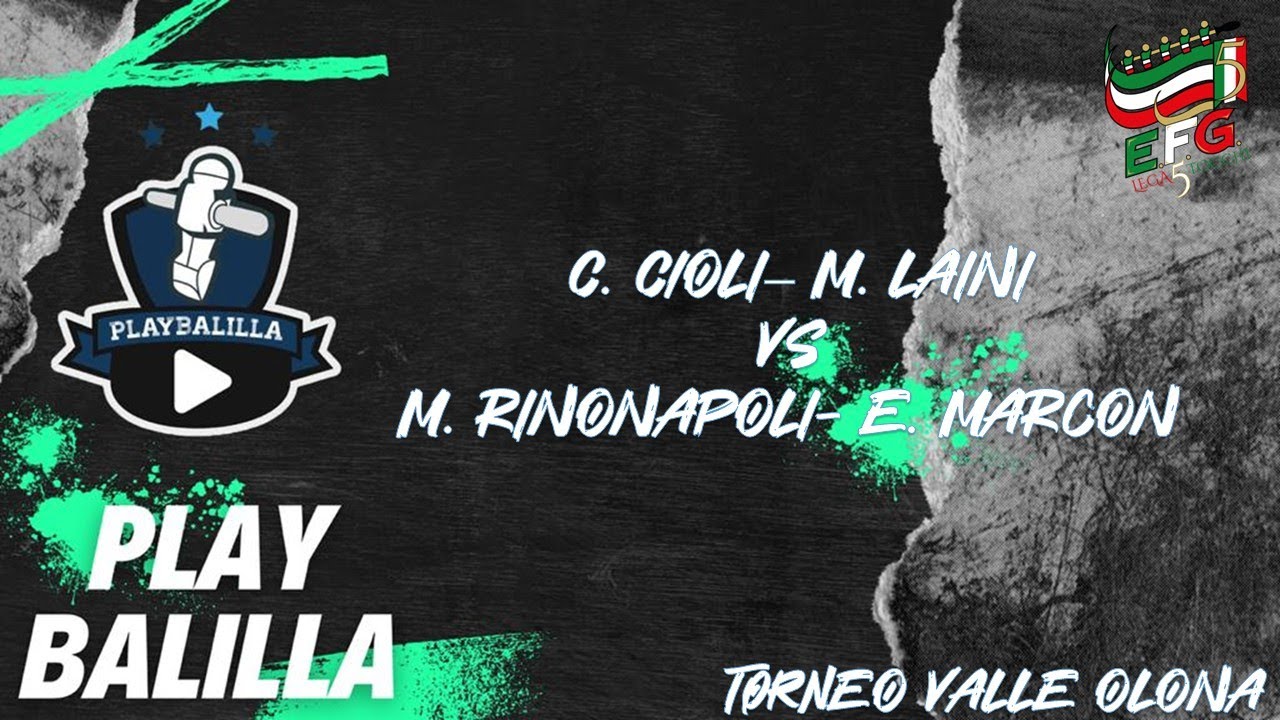 M. Rinonapoli- E. Marcon VS C. Cioli- M. Laini Torneo Valle Olona