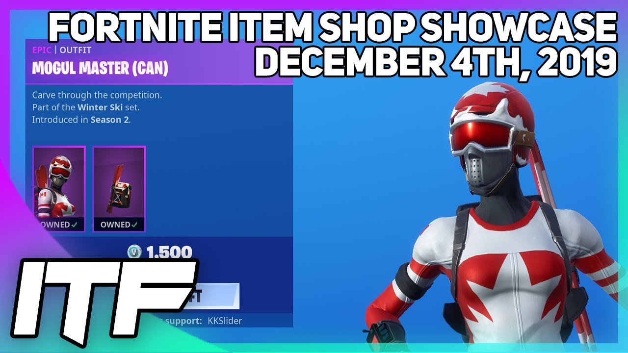 Fortnite Item Shop Rare Ski Skins Are Back December 4th 19 Fortnite Battle Royale Youtube