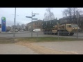 Military convoy Latvia, Bauska