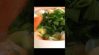 Fish ball soup #shorts recipe in the description &amp; in the comment #food #cooking #youtubeshorts
