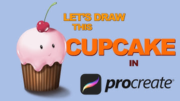 Draw a cute Cupcake in Procreate |Easy step by step tutorial for beginners #procreate #ipad #art