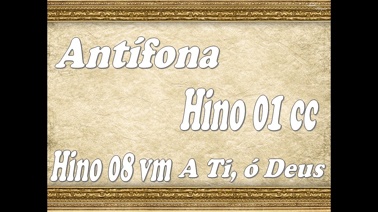 Cantor Cristão  01 - Antífona