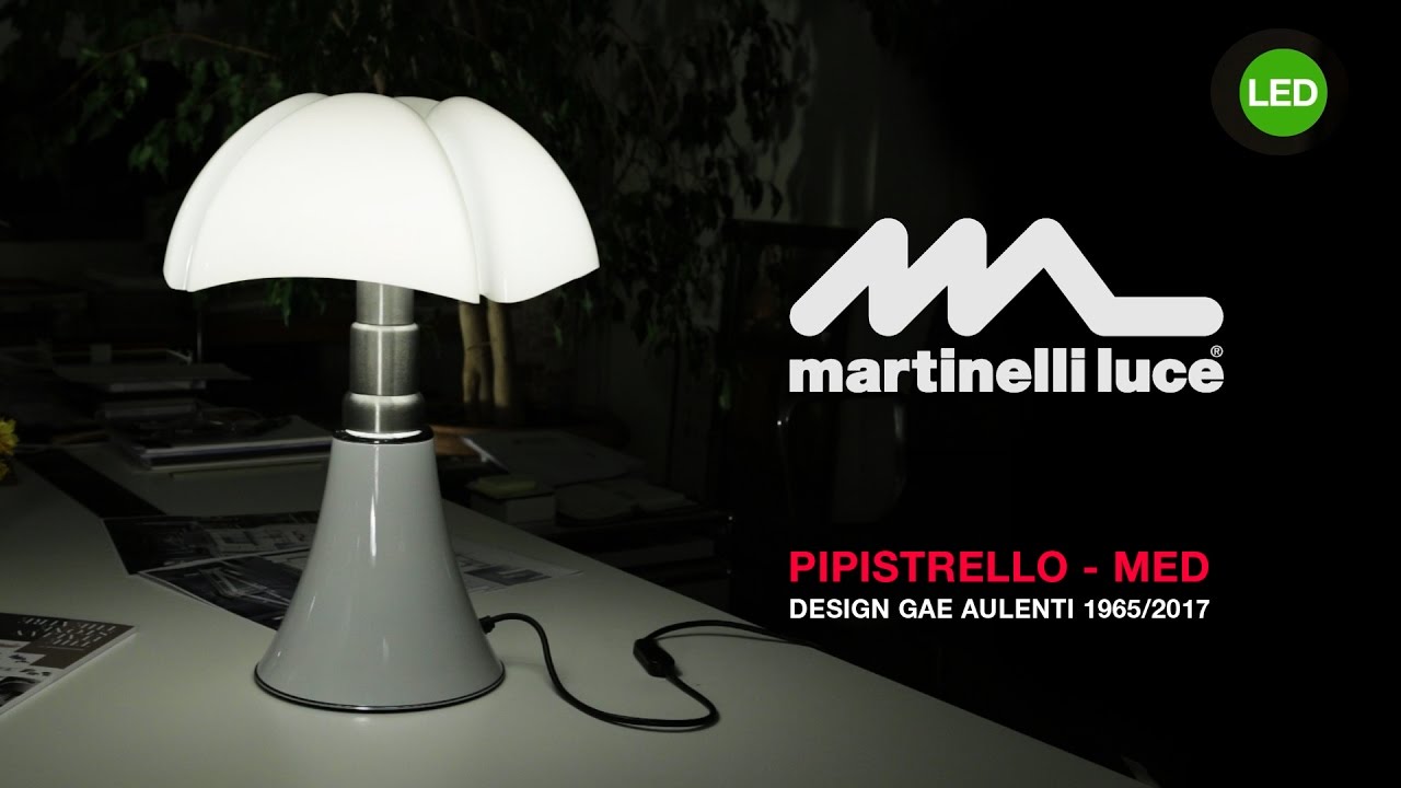 Pipistrello bordslampa svart från Martinelli Luce
