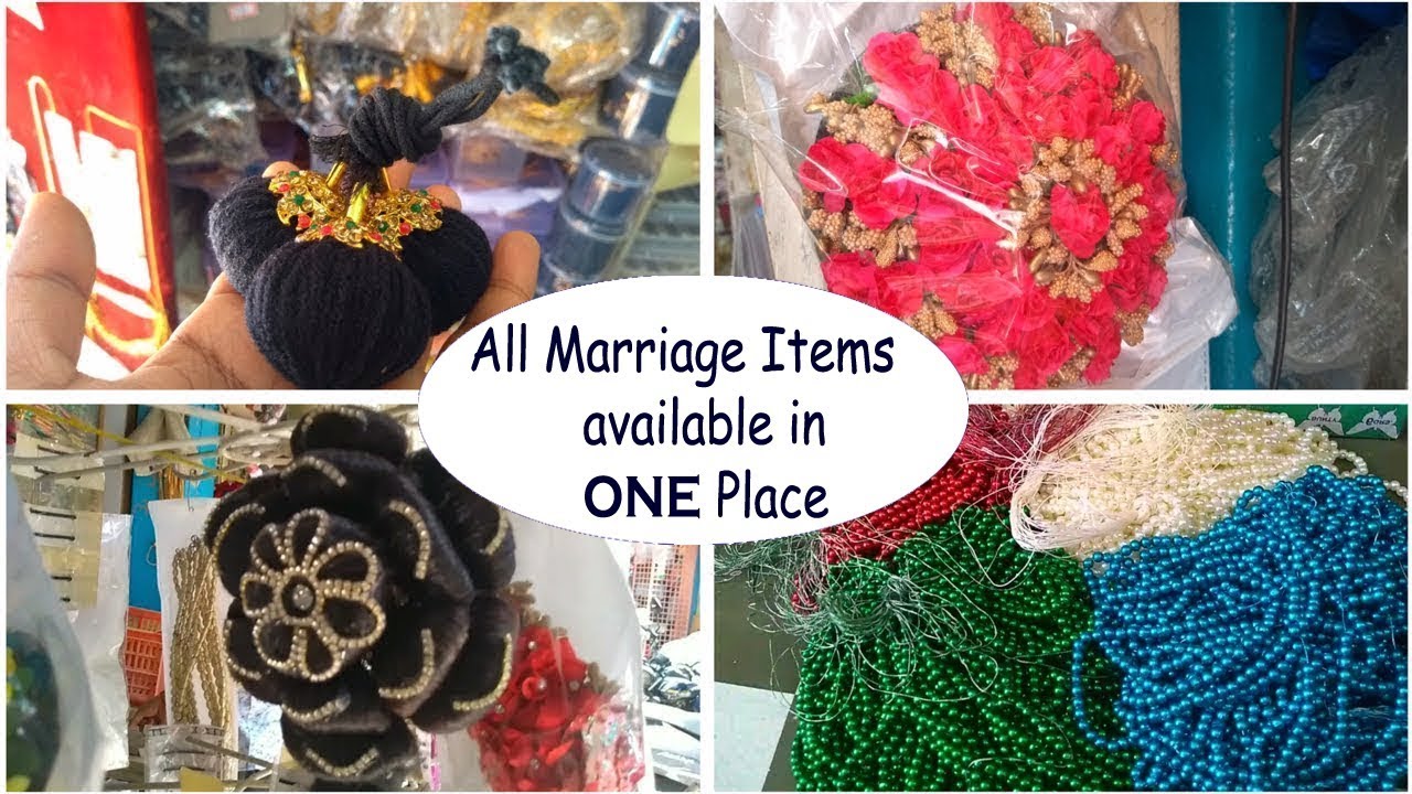 Marriage Items In Begum Bazar Wholesale Market in Hyderabad