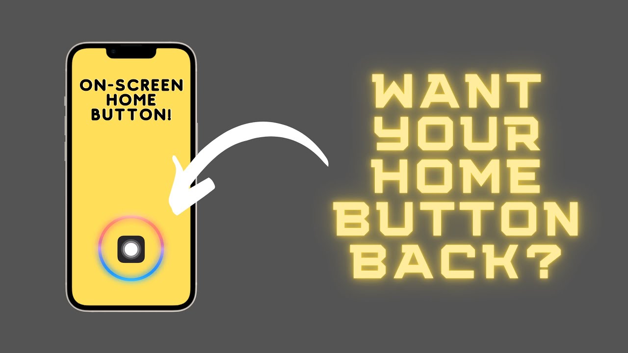 How To Make An Alternate Home Button On Your iPhone - YouTube