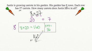 AdaptedMind Math - Multiplying Two-digit by One-digit Numbers Lesson
