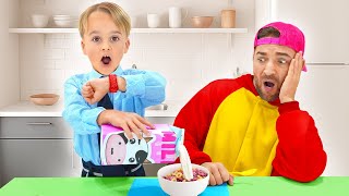 Criança finge ser pai do tio