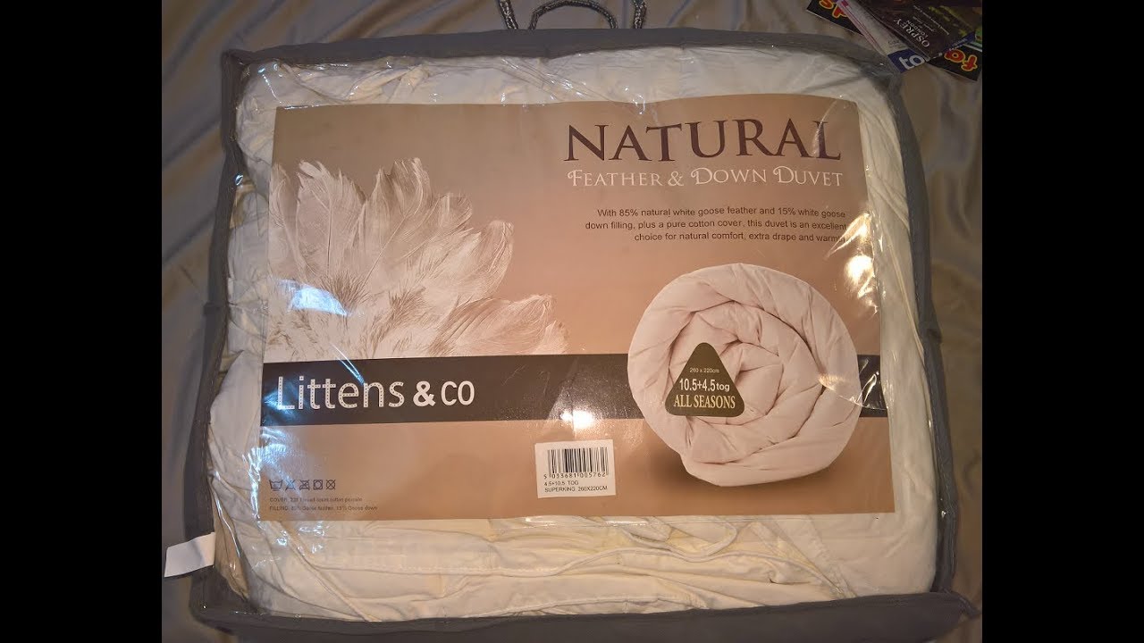 White Goose Feather And Down Duvet Quilt Review Youtube