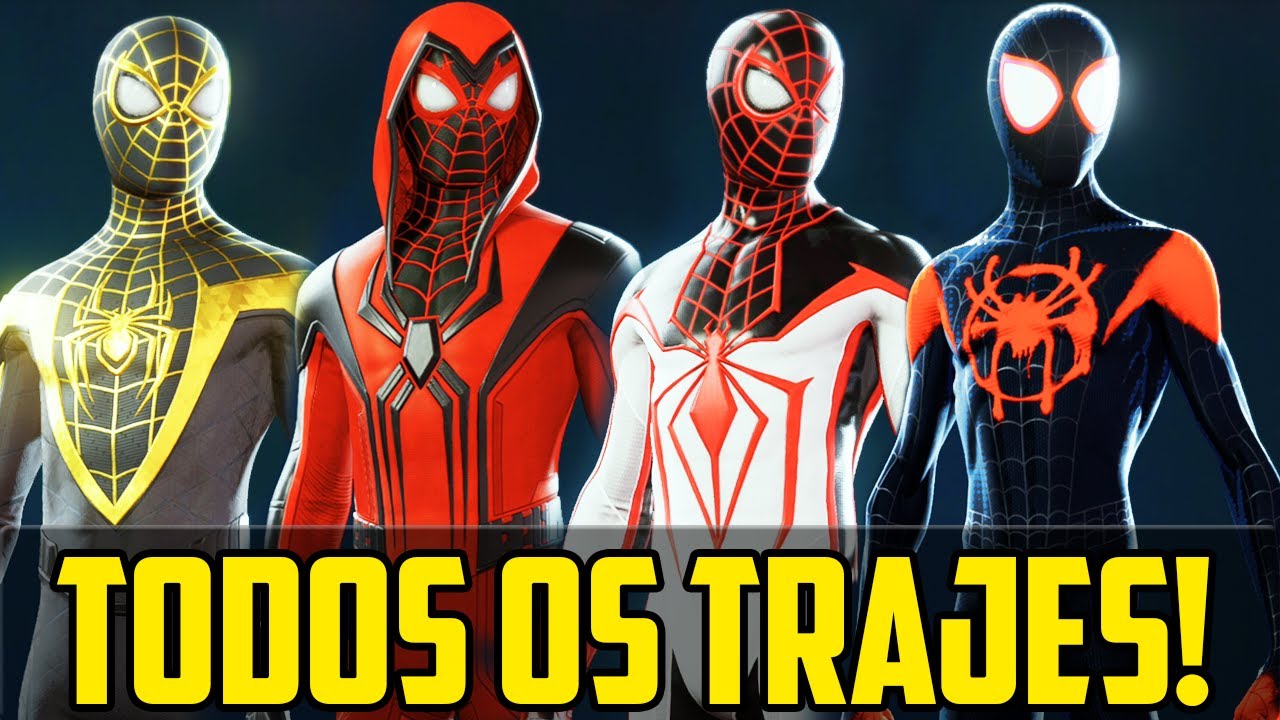 MARVEL'S SPIDER-MAN REMASTERED PS5 - TODAS AS ROUPAS! 