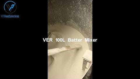 VER 100L Batter Mixer Test Video in Factory
