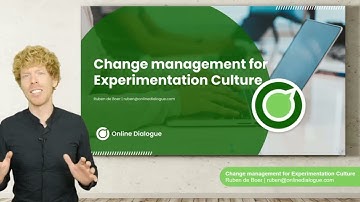 Change management for Experimentation Culture – Do’s and Don’ts with Ruben de Boer