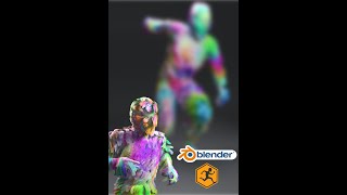 BLENDER 3.0.1 | HipHop dance | (Mixamo character animation)