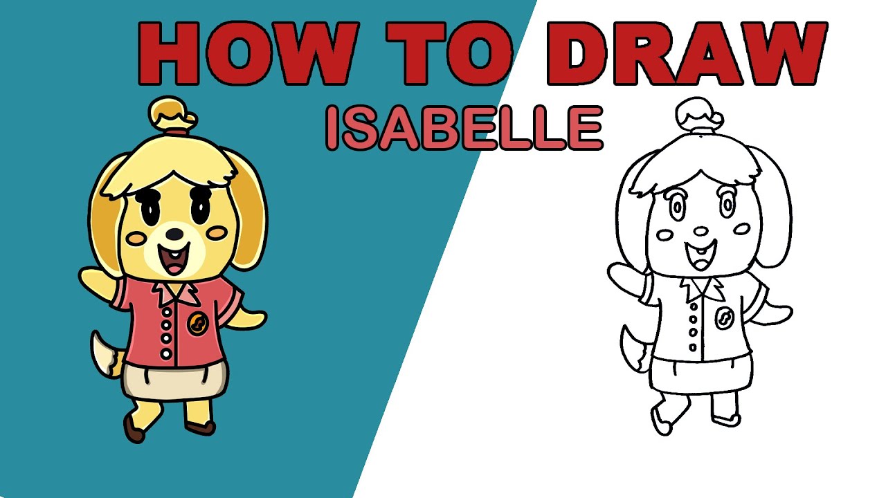 How to Draw Isabelle Animal Crossing - YouTube