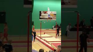 U16 high bar warm up tkatchev