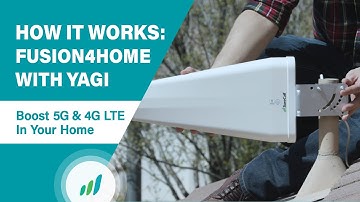 How it Works: Fusion4Home Cell Signal Booster with Yagi Antenna