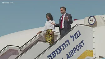 Vice President JD Vance lands in Israel to meet with Netanyahu on behalf of President Trump