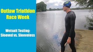 Wetsuit Testing! What's Faster Sleeved or Sleeveless | Roka vs. DeBoer | Ironman Triathlon Training