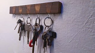 making wooden key holder