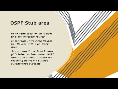 OSPF Stub area
