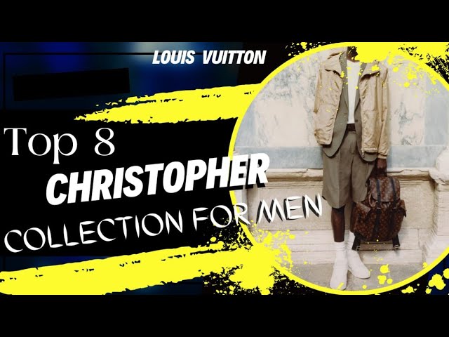 Louis Vuitton Christopher Slim Backpack, Men's Fashion, Bags