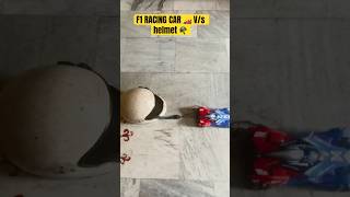 F1 Racing 🚗 v/s Helmet 🪖 #f1racing #racingcar #helmet