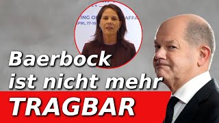 Außenministerin Baerbock tritt völlig planlos vor die Kameras