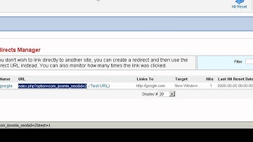 Joomla No Follow SEO Tool - Redirect Joomla URL Tool