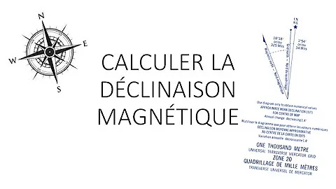 Comment calculer la déclinaison magnétique ?