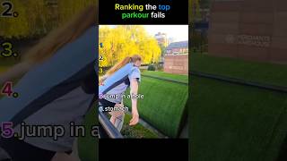 Ranking the funniest parkour fails #funny #top #fail #parkour
