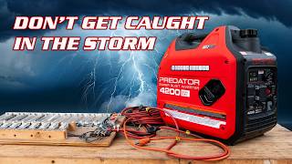 Get Your quiet POWER Before the Storm! Predator 4200 Watt Dual Fuel Generator
