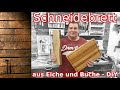 Schneidebrett DIY - erste Versuche mit Massivholz - Schneidebrett selbst gemacht