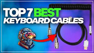 ⌨️🔥 The 7 BEST BUDGET Coiled Keyboard Cables for Gaming on Amazon [2026]✅[Value for Money] USB