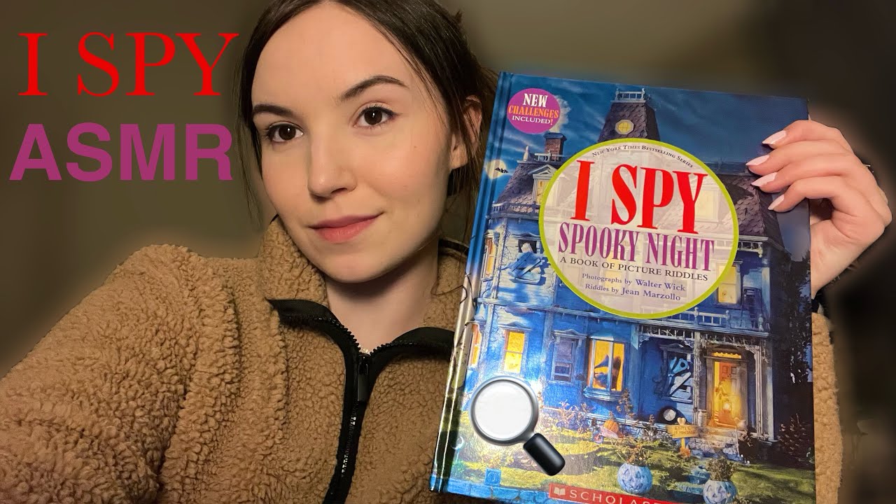 Relaxing I SPY ASMR 🔍 Whispering, Tapping & Page Turning | Book Reading for Sleep & Tingles ✨pt. 2/3