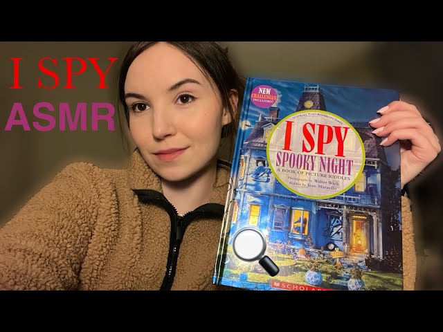 Relaxing I SPY ASMR 🔍 Whispering, Tapping & Page Turning | Book Reading for Sleep & Tingles ✨pt. 2/3