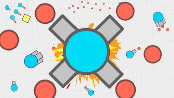 SLITHER.IO WITH TANKS? DIEP.IO! (Diep.io)