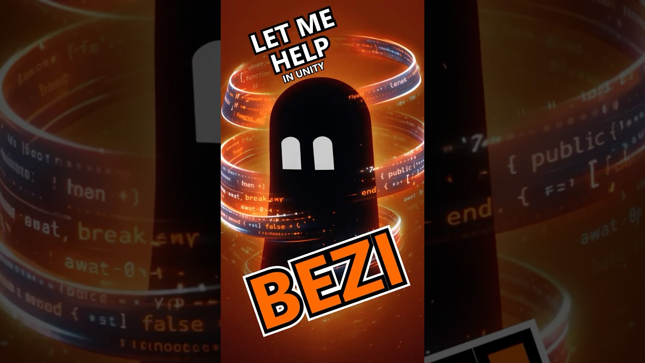 build games like a pro with the new unity ai assistant BEZI #benzi#unity#coding#gaming#gamedev#ai