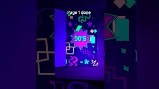 Page 1 Of My Mini 90S Colouring Book Done