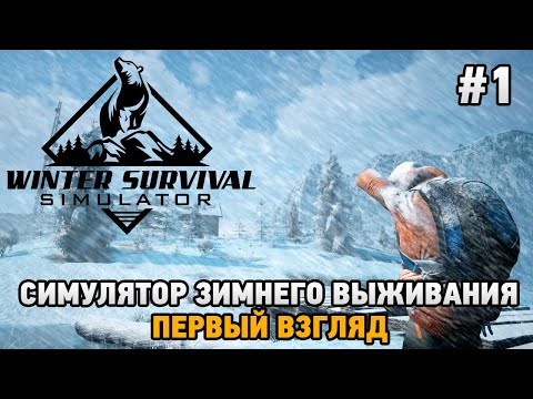 Видео: WINTER SURVIVAL SIMULATOR #1 Симулятор зимнего выживания (первый взгляд)