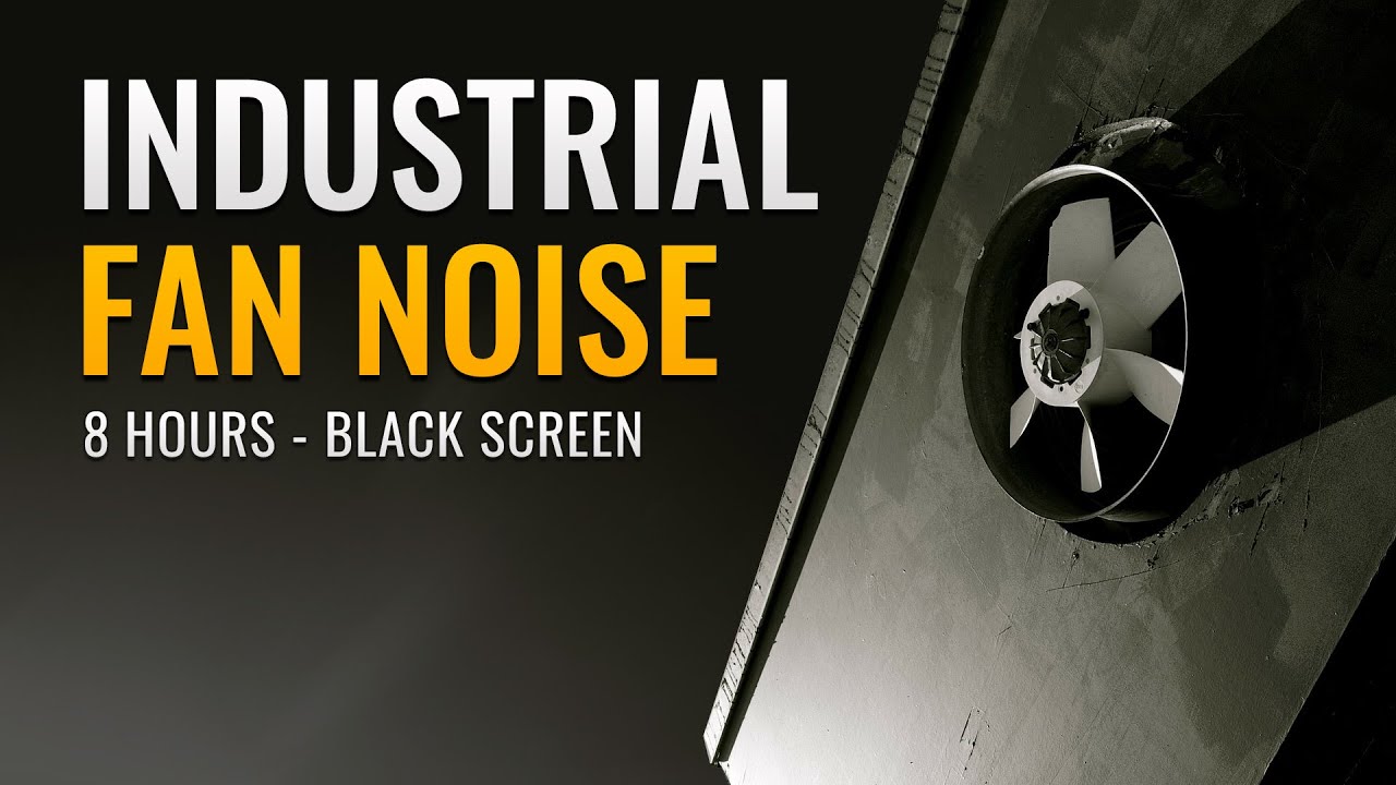 Fan Noise 8 Hours Cancelling Sound Black Noise Cancelling Sound