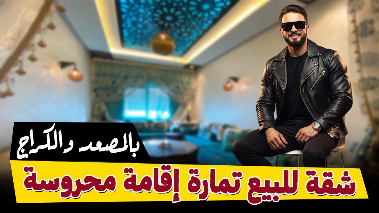 🟢🟢  شقة غزالة للبيع تمارة إقامة محروسة بالمصعد و الكراج   🟢🟢 Badr Marouani  🟢🟢