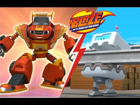 NEW Blaze and the Monster Machines Full Episodes Crusher Builds A Robot ...