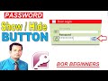 Create Password show hide button in access VBA