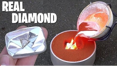 casting Real Diamond YouTube Play button