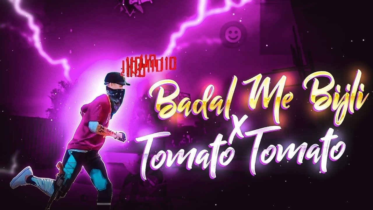 Badal me bijli X tomato 💫❤️‍🔥 free fire status trending montage 🥵💖