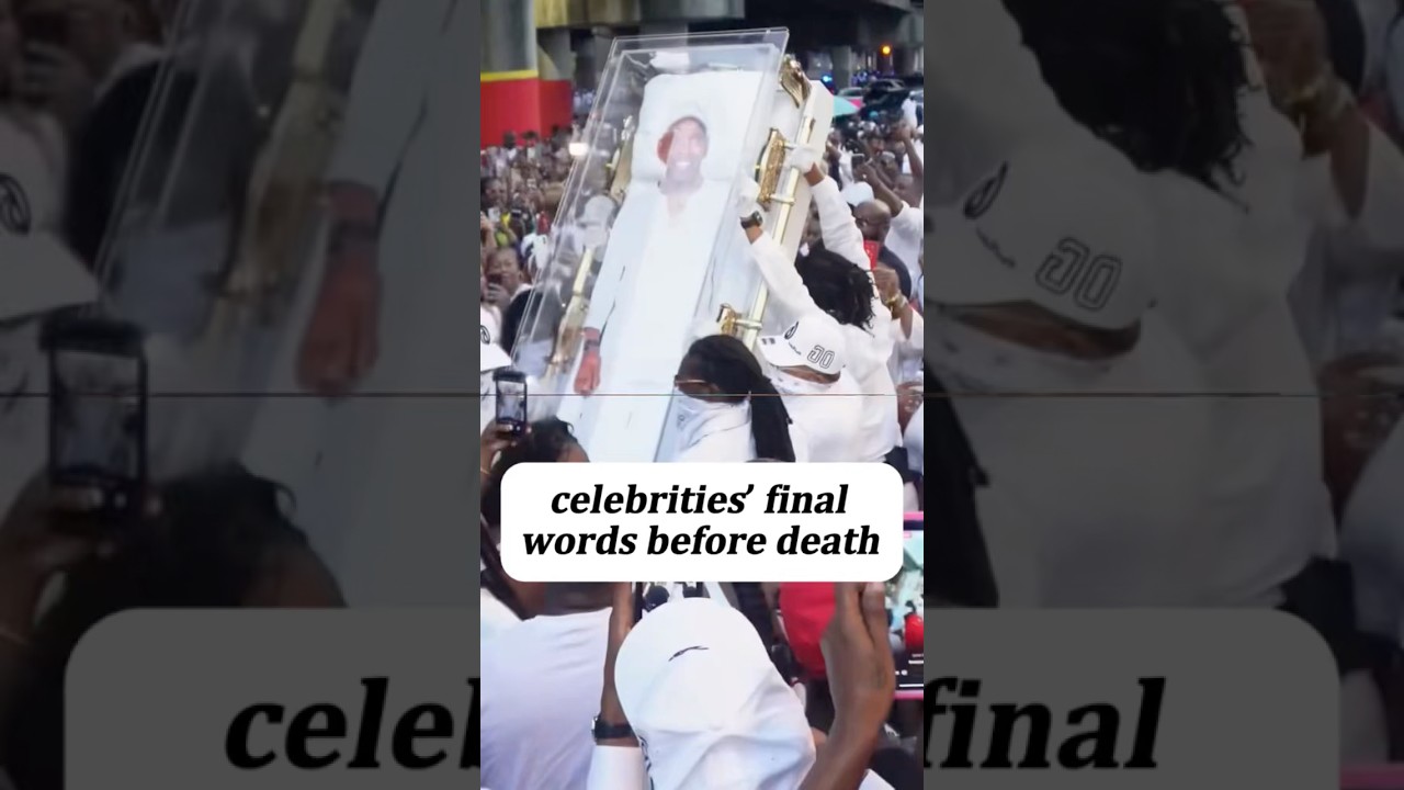 Последние слова знаменитостей перед смертью. 