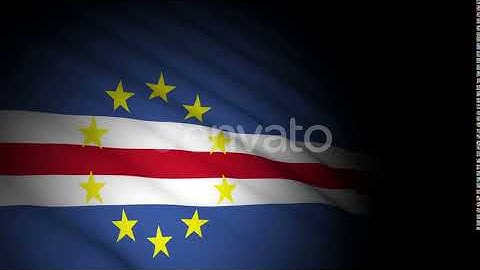 Cape Verde Flag Blowing in Wind | Motion Graphics - Envato elements